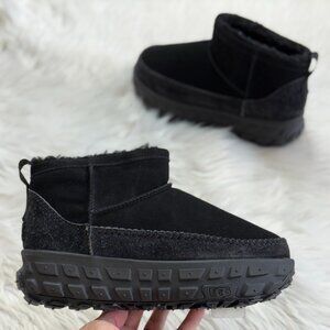 UGG Venture Daze Ultra Mini Black Womens Boots 1158200 BLK NEW Sz 11
